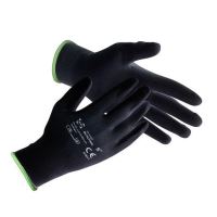 Mănuși de lucru Strend Pro Brotula Black 11, cu strat de latex, marimea XL