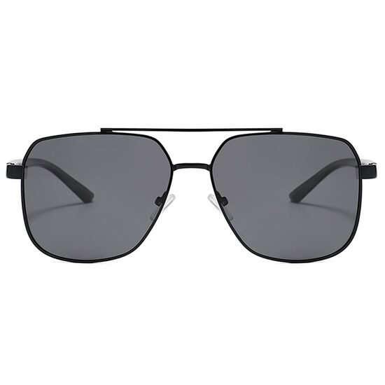 Ochelari de soare polarizati, filtru UV, dimensiune lentila 58/49 mm, negru, Rame metal Inox