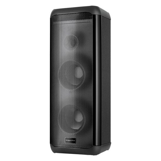 Boxa portabila, Bluetooth, 60 W, Intrare microfon, Intrare AUX, USB, Funcția X-BASS, TWS