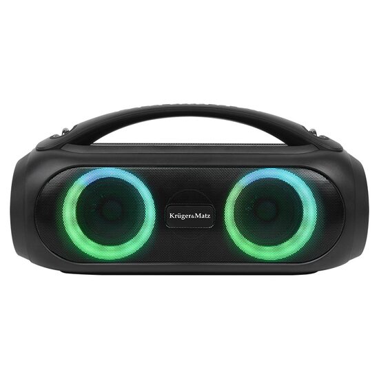 Boxa portabila, Bluetooth, 20 W, Intrare AUX, USB, TWS, Lumina RGB