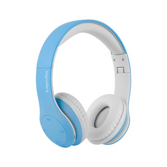 Casti Over the Ear pliabile, Street Kids Blue, Bluetooth, diametru difuzor 30mm, Microfon
