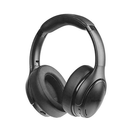 Casti Over the Ear pliabile, K&M, Bluetooth, Active noise reduction, Stand-by 140 ore, Microfon, diametru difuzor 40mm