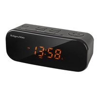 Radio FM, Afișaj LCD, ceas cu alarma dubla, sleep timer, amanare alarma, 20 posturi memorate