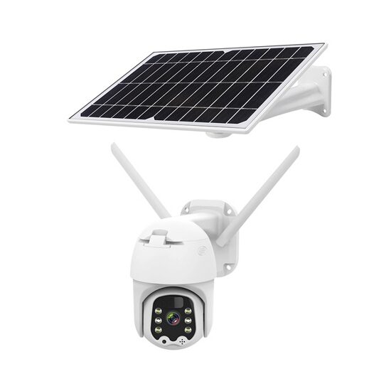 Camera de supraveghere 4G Solar WiFi, 2 Mpx, Exterior IP65, Conectare Telefon / PC, Night Vision, 1920x1080 px, aplicație, Difuzor, Microfon, Detectarea miscarii
