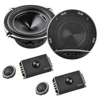 Set 2 difuzoare auto 5 inch, max 100 W, 2 x Tweetere si filtre, Raspuns in frecventa 80-20kHz, Impedanta 4 Ohm