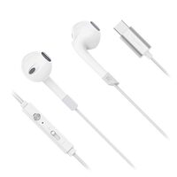 Casti cu fir In-Ear, Microfon, conectivitate USB-C, Dimensiune difuzor 14.2 mm, Alb