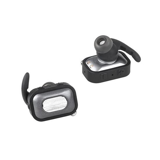 Casti On the ear, K&M Wireless, standby 30 h, Negru, Etui incarcare