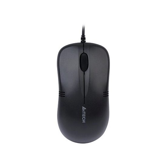 Mouse optic cu fir, rezolutie 1000 dpi, interfata USB, Negru