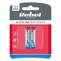 Set 2 baterii alcaline R3, AAA, 1.5 V, in blister