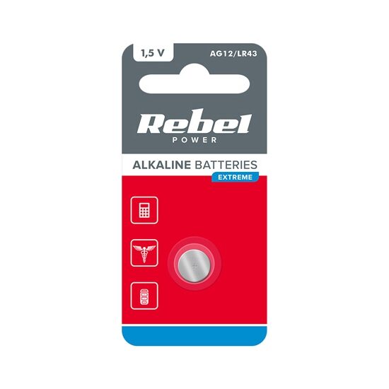 Baterie Li Rebel Extreme, marime AG12 (LR43), 1.5V