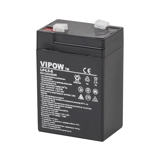 Acumulator gel plumb 6V, 4.5Ah, fara intretinere