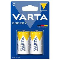 Set 2 baterii alcaline Varta LR14, marime C, 1.5 V