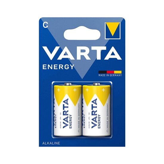 Set 2 baterii alcaline Varta LR14, marime C, 1.5 V