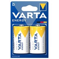 Set 2 baterii alcaline Varta LR20, marime D, 1.5 V