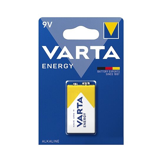 BATERIE ALCALINA ENERGY 9V BL 1 BUC VARTA