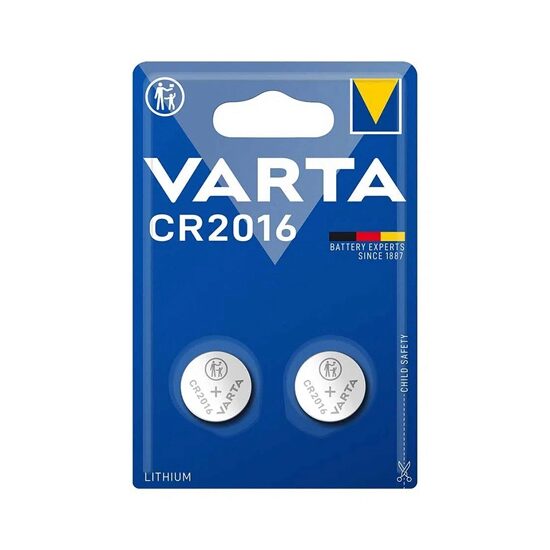 Set 2 baterii Litiu VARTA, marime CR2016, 3V