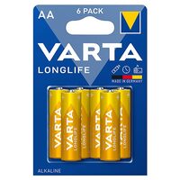 Set 2 baterii alcaline Varta Longlife LR14, marime C, 1.5 V