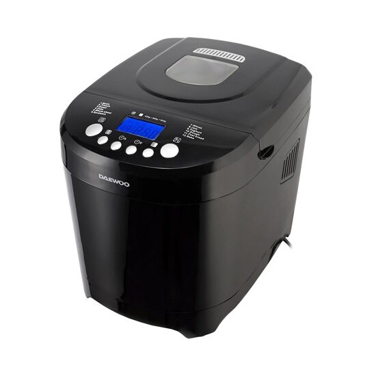 Masina de paine 600 W, 12 programe, panou comanda digital, Negru