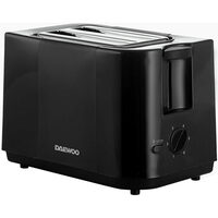 Prajitor de paine cu 6 niveluri de rumenire, 2 felii, 750 W, Negru