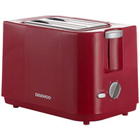 Prajitor de paine cu 6 niveluri de rumenire, 2 felii, 750 W, Rosu