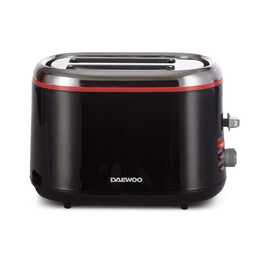 Prajitor de paine cu 7 niveluri de rumenire, 2 felii, 900 W, Negru