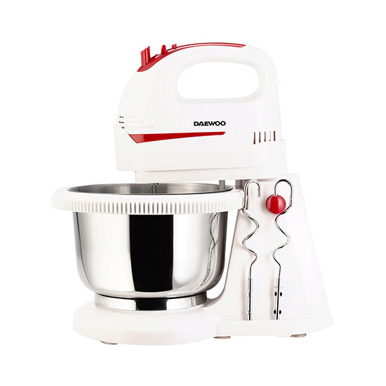 Mixer cu bol de inox 2 l, 300 W, 5 trepte de viteza