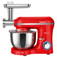 Mixer cu bol de inox 5.5 l, Red 2000 W, 6 trepte de viteza, cu functie de tocat carne