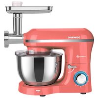 Mixer cu bol de inox 5.5 l, Coral 2000 W, 6 trepte de viteza, cu functie de tocat carne