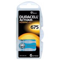 Baterie buton cu litiu, Duracell 675, pentru aparate auditive