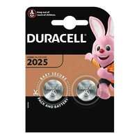 Set 2 baterii Litiu, 3 V, marime CR2025, Duracell