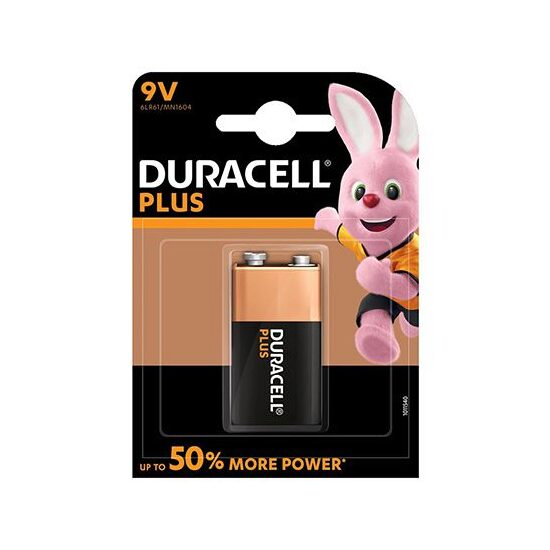 Baterie alcalina 9V, 6LR61, Duracell