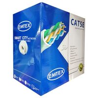 Rola cablu UTP CAT 5E, cupru, 24AWG, Lungime 305 m