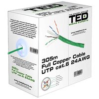 Cablu UTP categoria 6, fir 0.5 mm, lungime 305 m