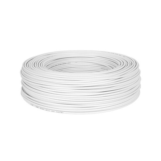 Cablu coaxial RG59 Alb, 32 fire cupru x 0.12mm, 200 m, conductor 0,75 mm
