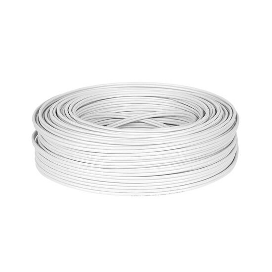 Cablu coaxial 75 ohm, lungime 100 m, alb