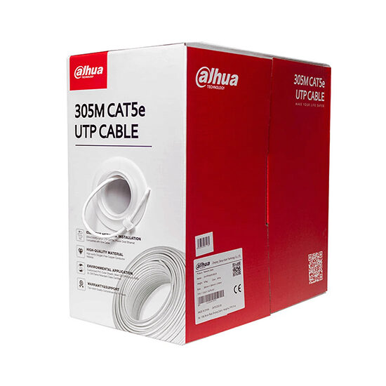 Rola cablu UTP CAT 5, Lungime 305 m, Conductor 4 perechi de 0,5 mm, Material HDPE