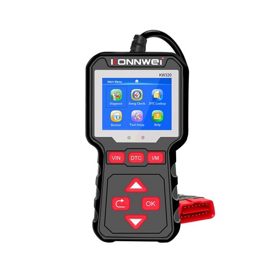 Tester universal diagnoza KW320, functii OBD II/ EOBD