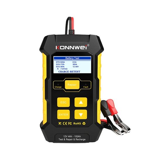 Tester baterii auto, 4-100Ah, Reparare si Incarcare