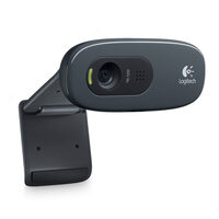 Camera web Logitech HD, 1280 x 720 pixeli,microfon incorporat