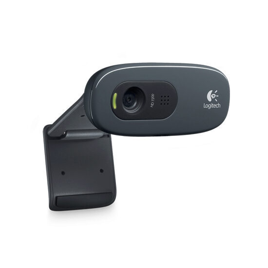 Camera web Logitech HD, 1280 x 720 pixeli,microfon incorporat