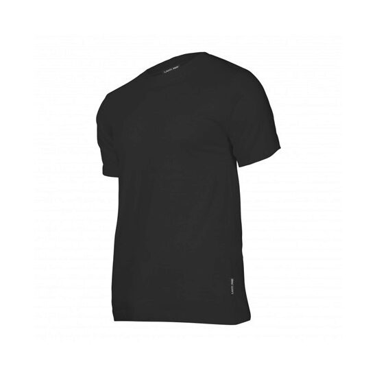 Tricou bumbac, Negru, marimea 2XL, cusaturi duble
