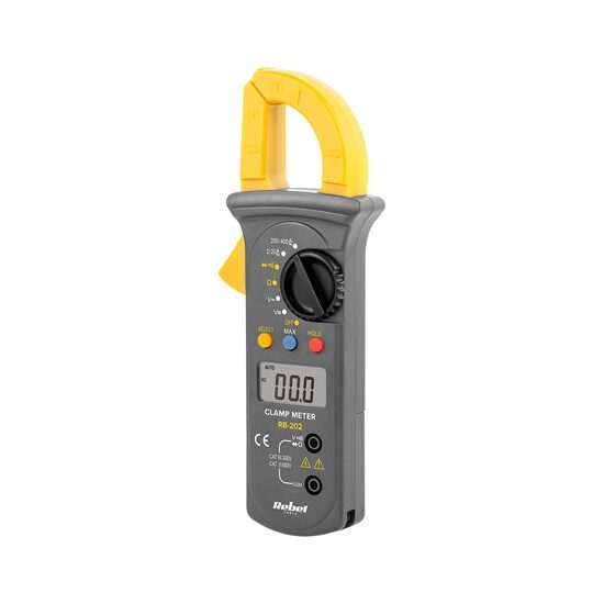 Clampmetru digital 600 V DC/AC, 400 A AC, Testare diode, verificare continuitate