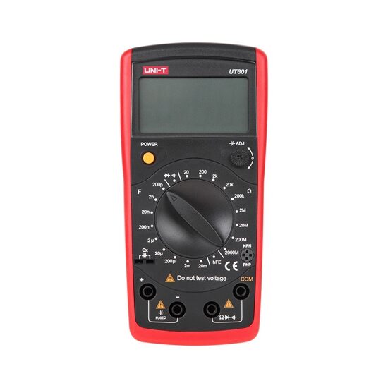 Multimetru digital UT601, masurare Tensiune si curent DC/AC, Rezistenta, testare diode si continuitate, frecventa
