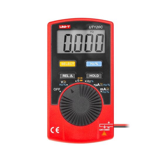 Multimetru digital UT120C, masurare Tensiune si curent DC/AC, diode, continuitate, Capacitate, Frecventa