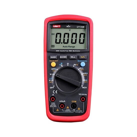 Multimetru digital UT139B, masurare Tensiune si curent DC/AC, diode, continuitate, Capacitate, Frecventa
