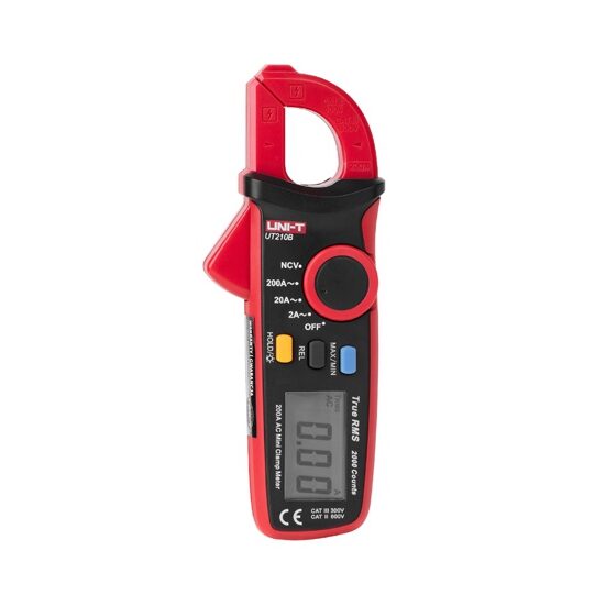 Multimetru digital tip cleste 200 A AC, Afisaj digital, 2xAAA