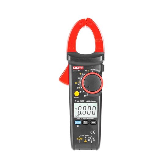 Multimetru tip clampmetru UT213B, 400 A AC, 600 V DC/AC