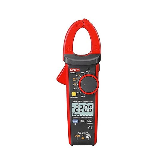 Multimetru tip clampmetru UT216C, 600 A AC/DC, 1000 V DC/AC