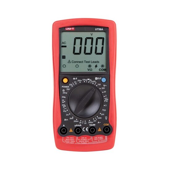 Multimetru digital UT58A, Tensiune, Rezistenta, Capacitate, Continuitate