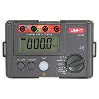 Multimetru pentru masurarea rezistentei de impamantare UT522, Metoda cu 2 sau 3 fire